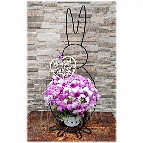 MD14 Happy Mother's Day Flower Basket  MD14 Happy Mother's Day Flower Basket